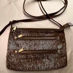 HOBO BAGS leather cross body purse